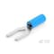 Te Connectivity Fork Terminal, #10 Stud Size, 16 AWG, 300 V, Nylon Insulated, Blue 696471-1 - alternate 1